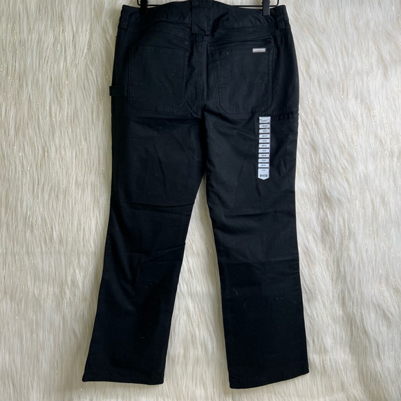 Duluth Curvesetter Waistband Womens Straight Leg Jeans Black Stretch 10 New - Picture 9 of 9